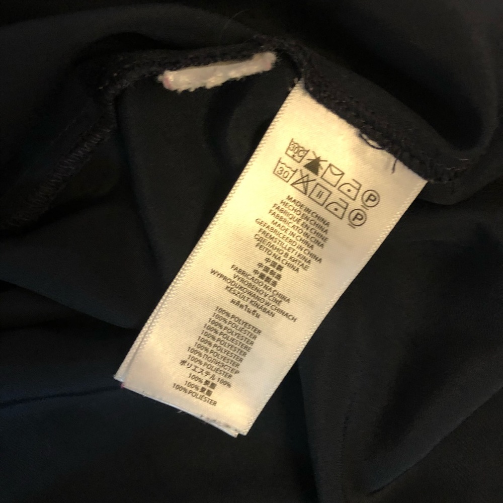 Michael Kors Navy Flowy Top - Picture 4 of 4